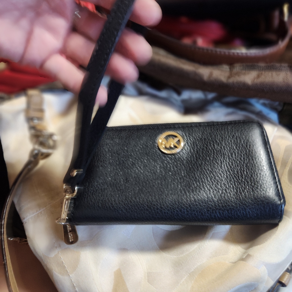 Michael Kors Black Leather Women's Bag